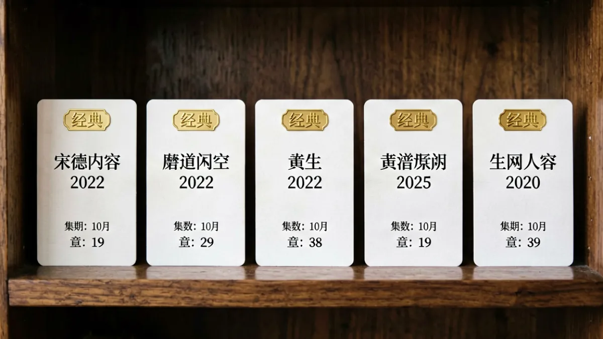 黄色仓库经典系列资源合集，展示多个标注经典标签的内容卡片整齐排列