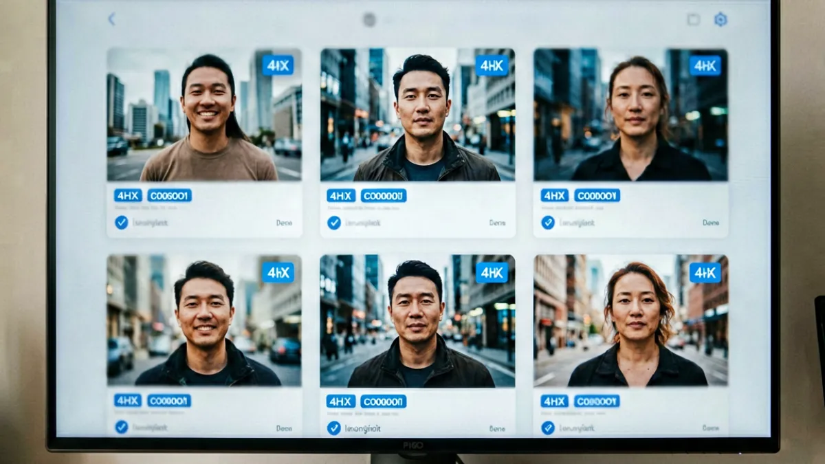 黄色仓库高清画质资源专区，展示标注4K与高码率标签的内容卡片